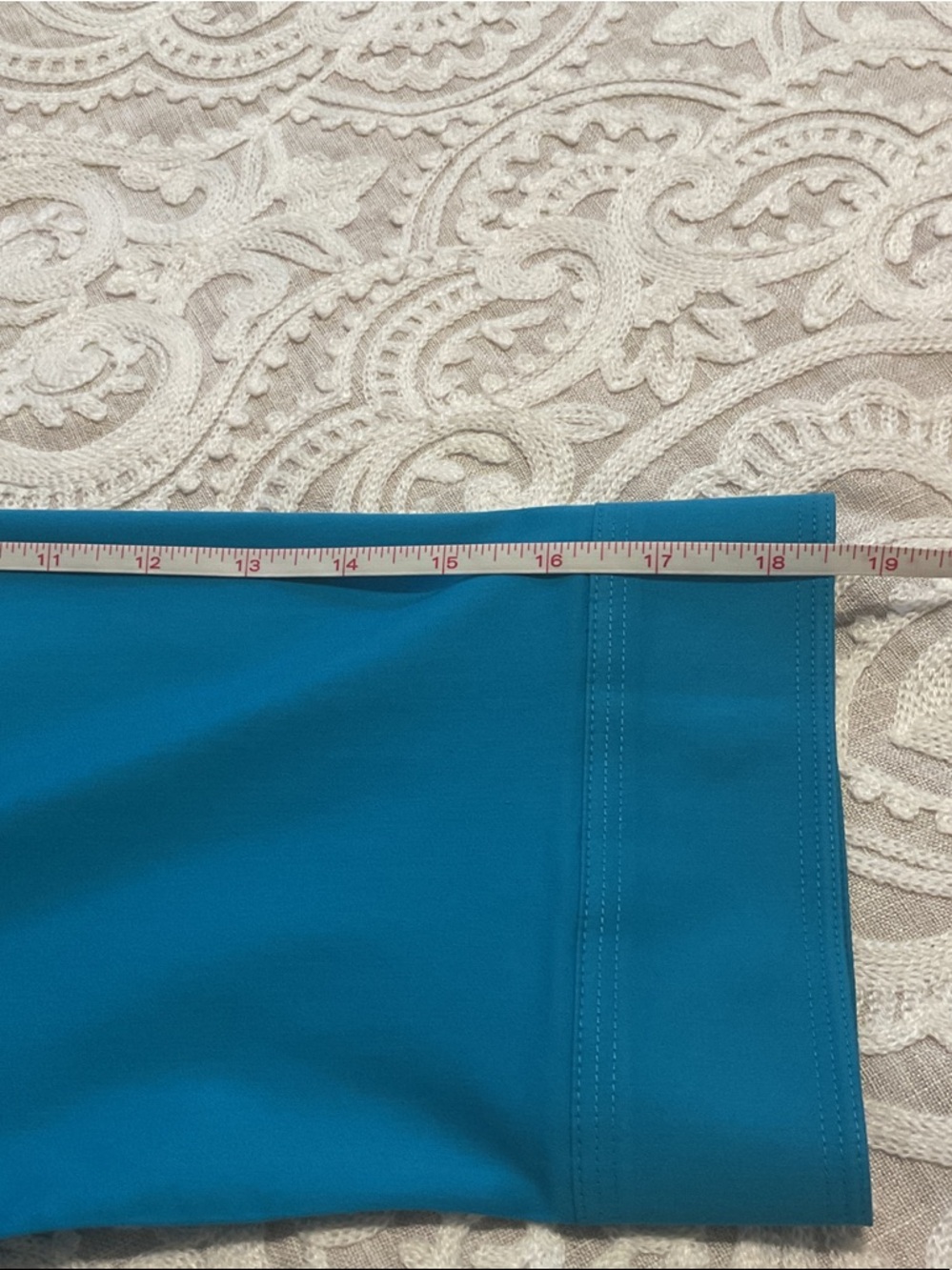 Chico's Vibrant Teal Button-Front Blouse - Picture 7 of 11